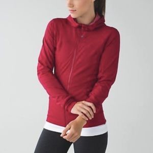Lululemon red zip up jacket
